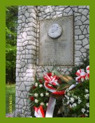 (6/31): Doszlimy do jednego z miejsc Pamici Narodowej - Grb Bohatera Polski - gen. Francesco Nullo Naszego Patrona Szkoy